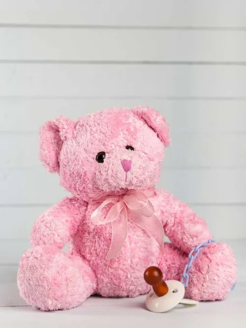 Pink cute bear