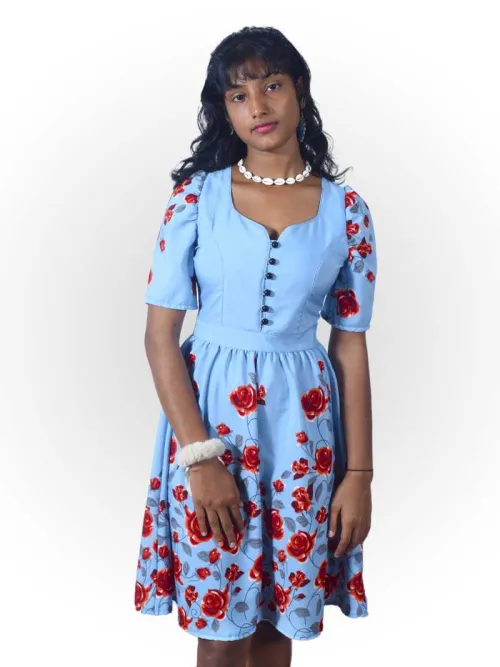 Masha Rose flower dress