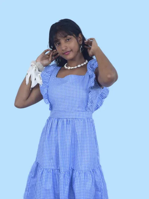 Butterfuly sleave frock