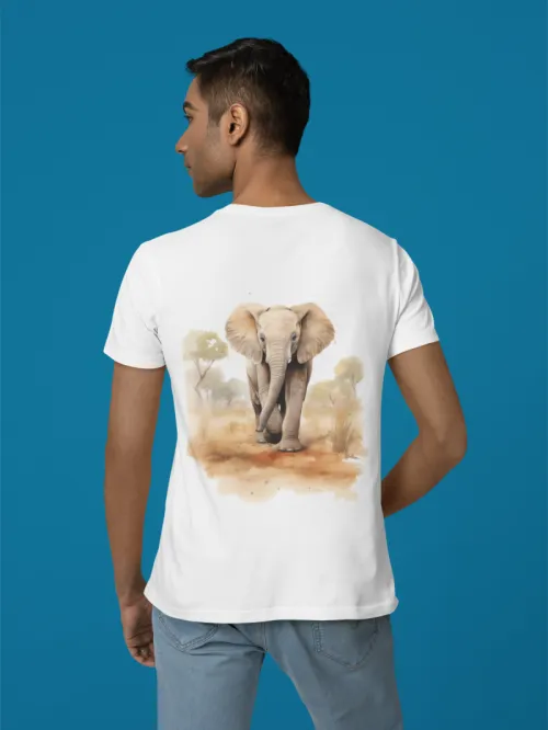 Elephant Printed back and front