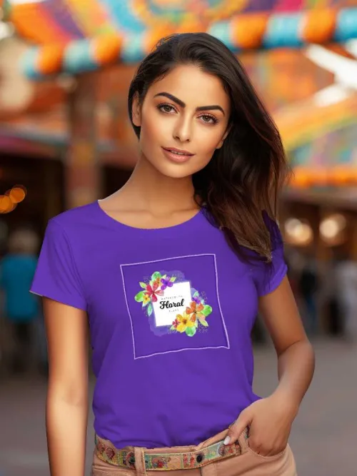 Purple T-shirt for Women