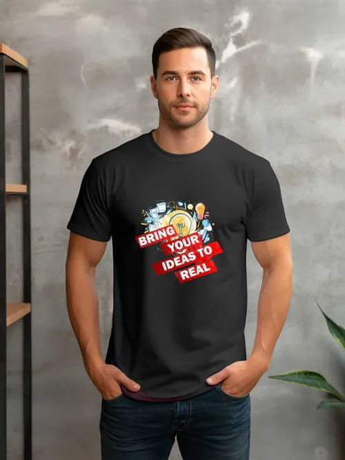 Bring your idea to real printed Unisex T-shirt