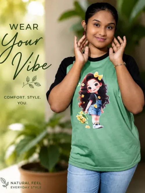 Green Little Girl