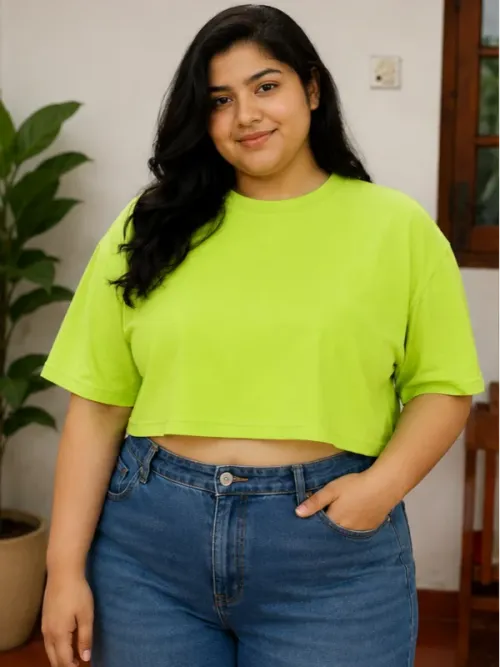 Oversize crop top