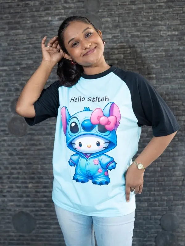 Stitch coated Hello Kitty