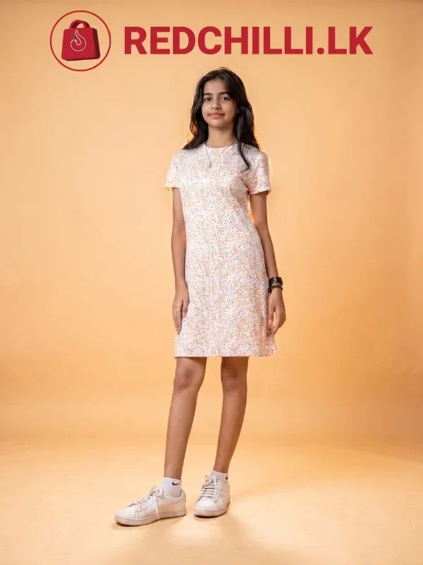 Floral T-shirt Frock