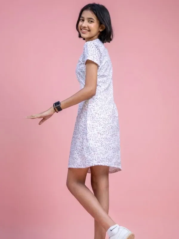 Floral T-shirt Frock