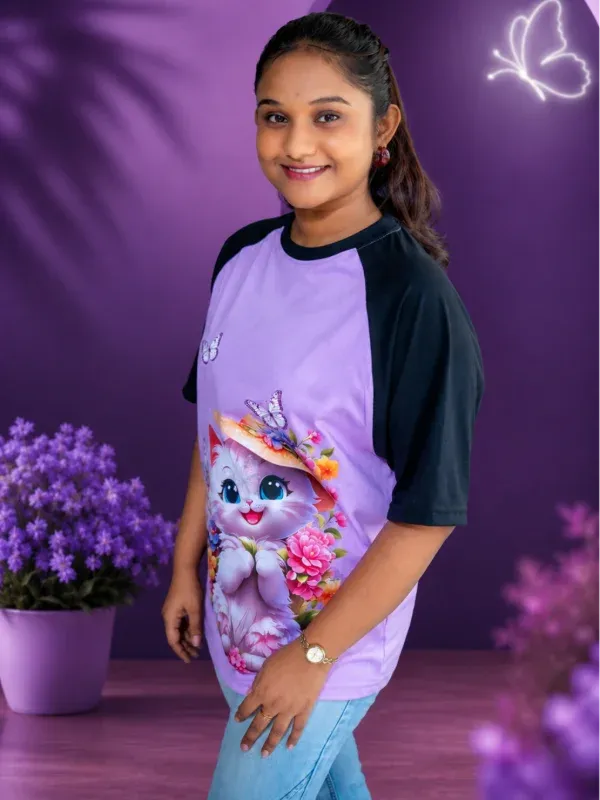 Floral Kitten