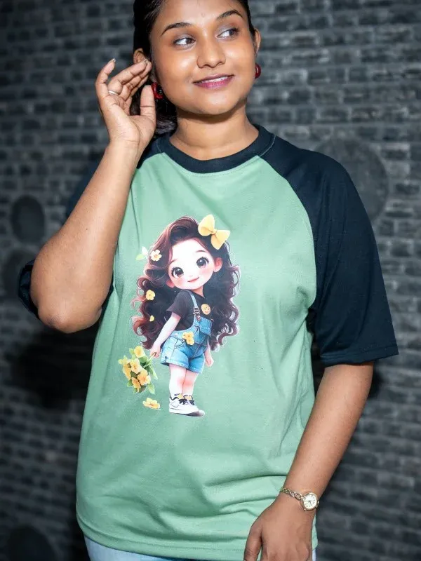 Green Little Girl